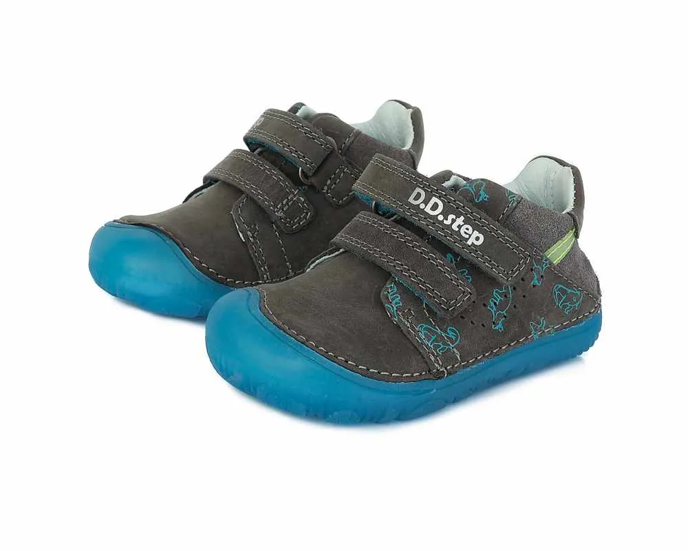 D.D.Step Zapatos Respetuosos Fluorescentes Dinos Gris