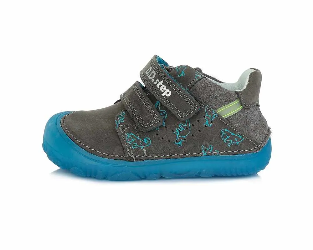 D.D.Step Zapatos Respetuosos Fluorescentes Dinos Gris
