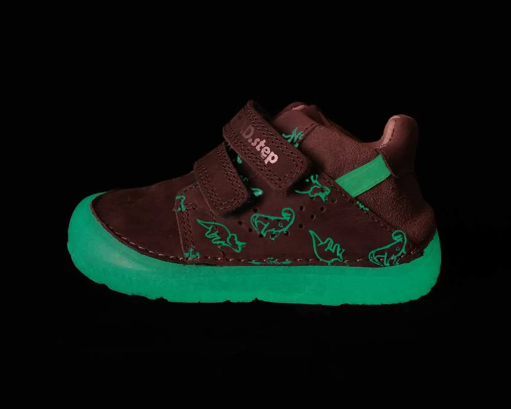D.D.Step Zapatos Respetuosos Fluorescentes Dinos Gris
