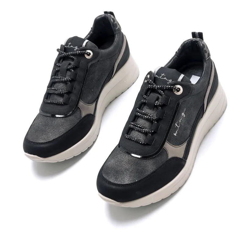 DEPORTIVAS CASUAL DE MUJER MTNG LANAS NEGRO 55634