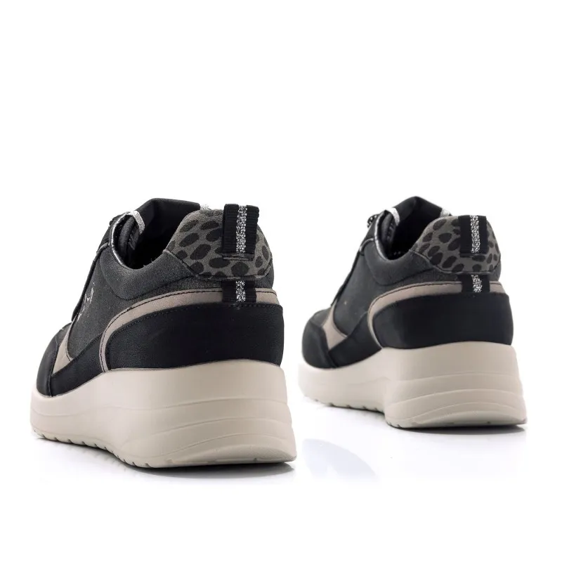 DEPORTIVAS CASUAL DE MUJER MTNG LANAS NEGRO 55634