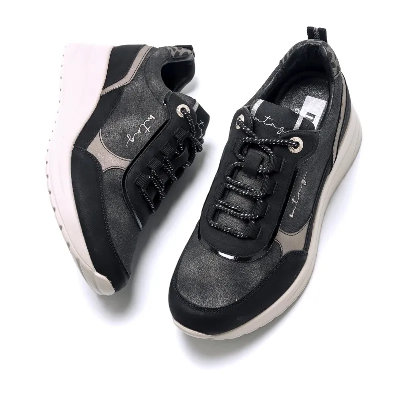 DEPORTIVAS CASUAL DE MUJER MTNG LANAS NEGRO 55634