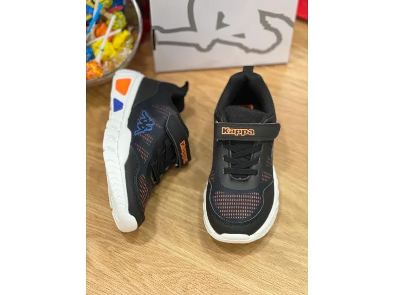DEPORTIVO LOGO WAMBY EV KD 371B4IW KAPPA EN COLOR NEGRONARANJA