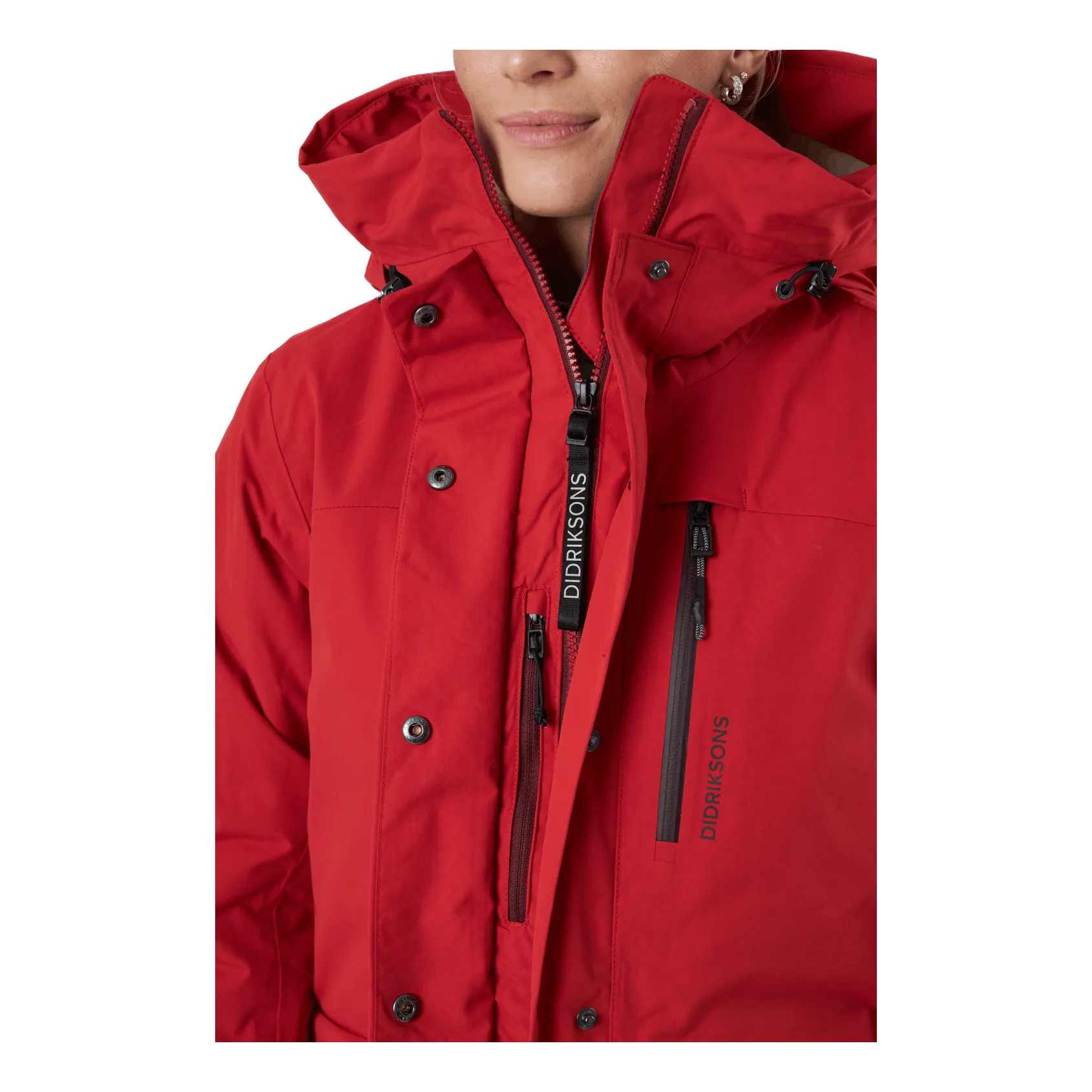 Didriksons Ciana Wns Parka Pomme Red
