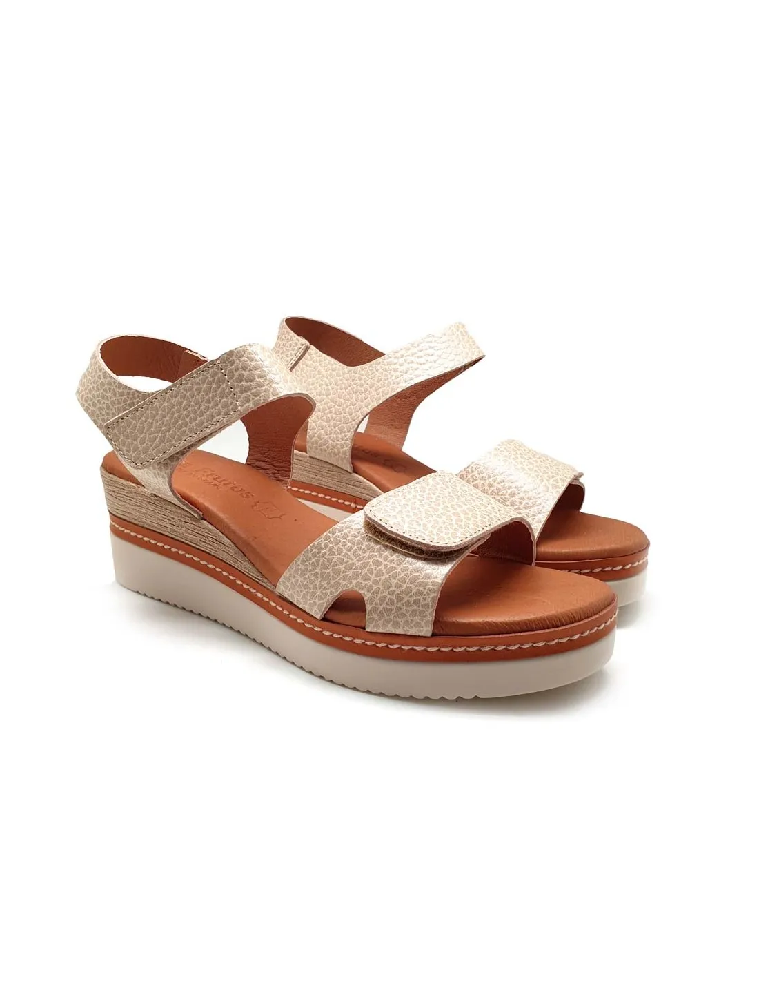EVA FRUTOS SANDALIA CUÑAVELCROS 565