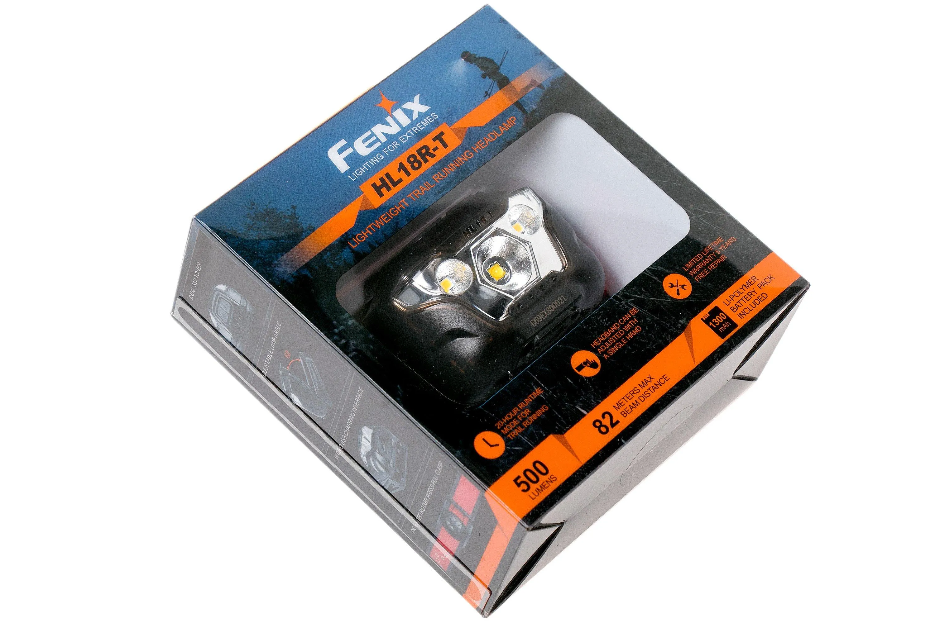 FENIX HL18RT LINTERNA FRONTAL RECARGABLE, 500 LúMENES