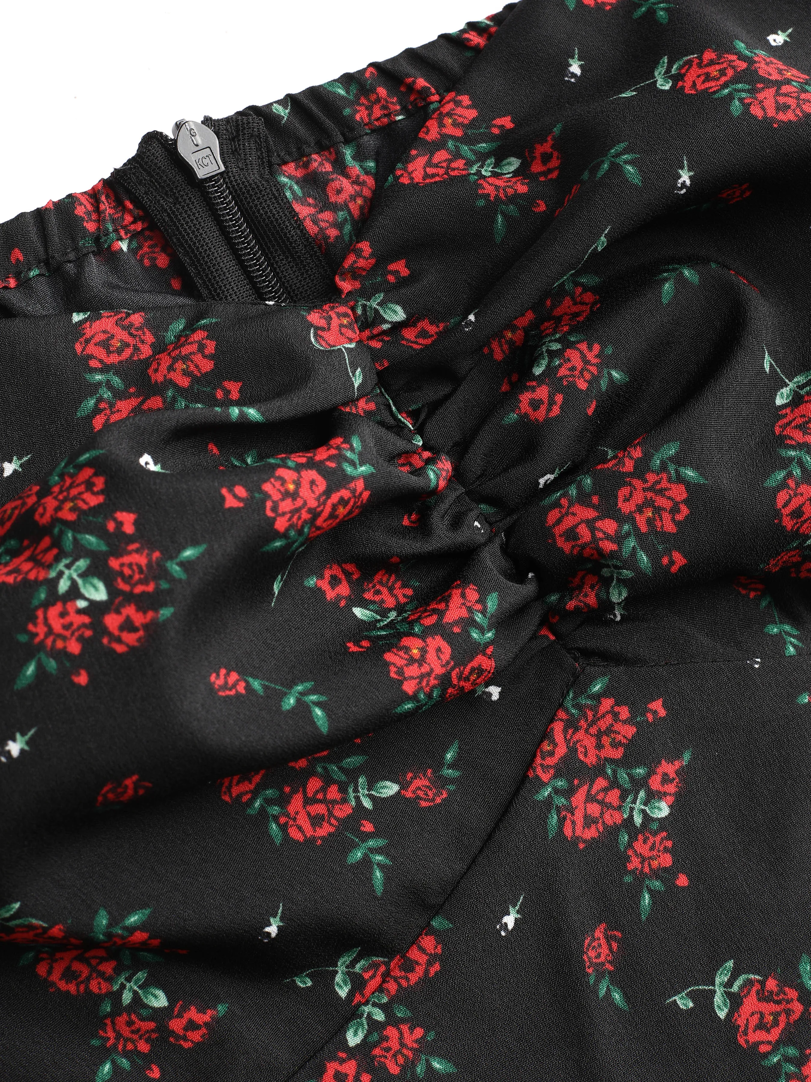 Floral Sweetheart Split Vestido Maxi Curvy