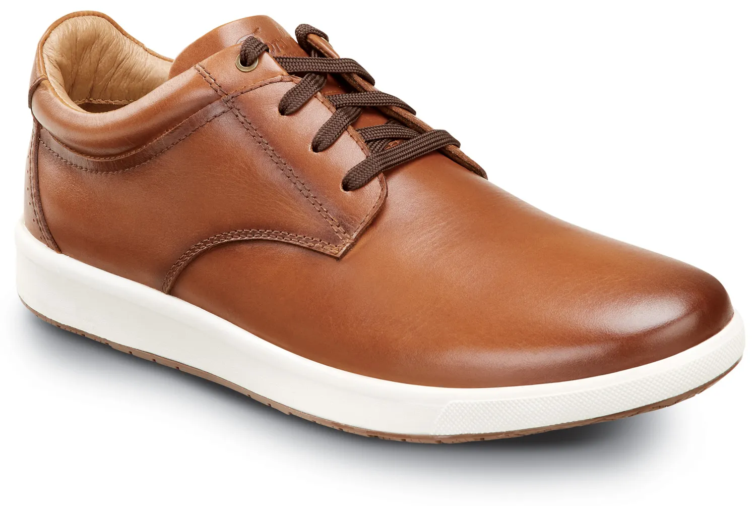 FLORSHEIM Calzado de trabajo informal Oxford, antideslizante, MaxTRAX, EH, con puntera suave, co±ac, de hombre, Florsheim Crosso