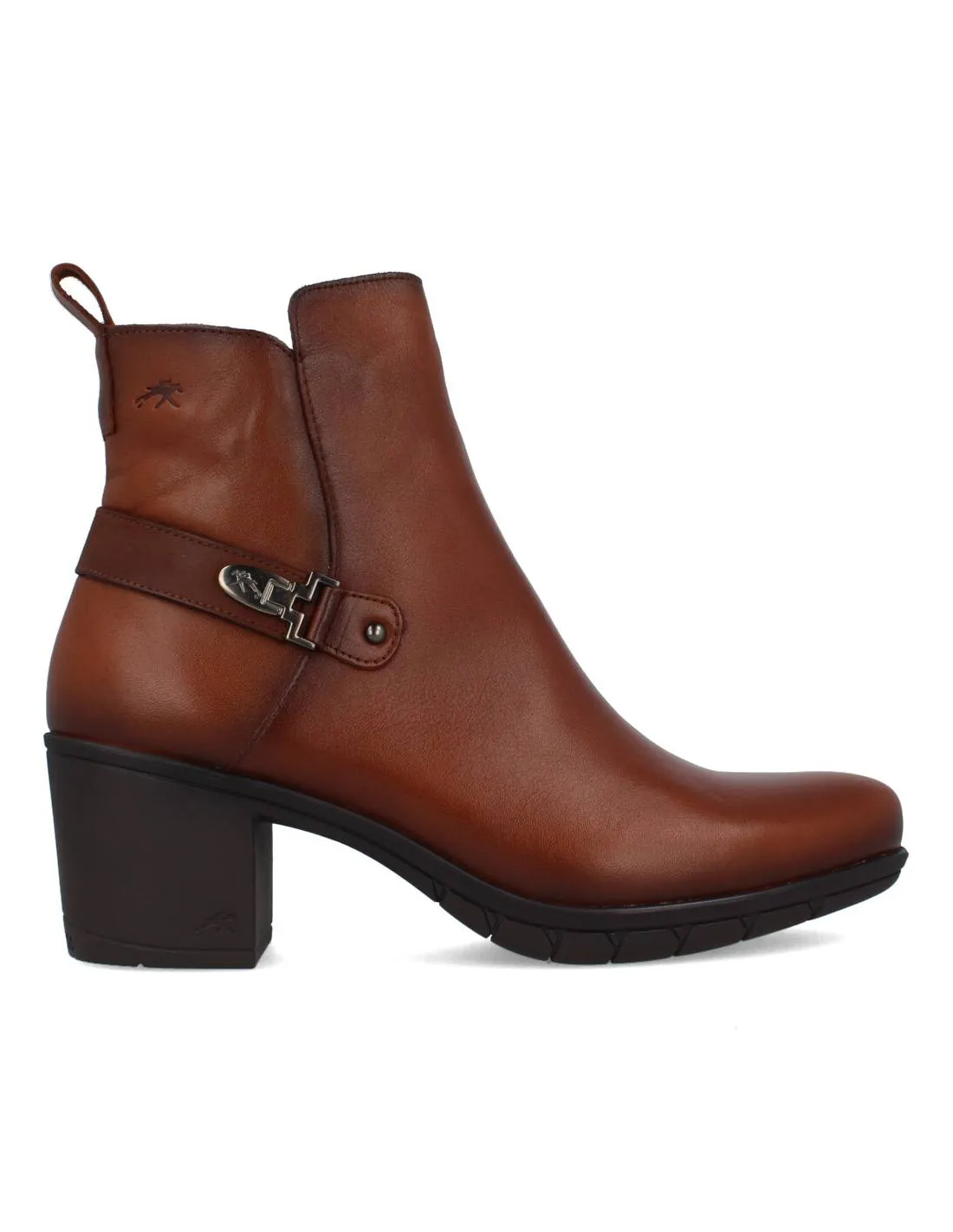 FLUCHOS  BOTíN PIEL TACóN SUGAR NOBUCK CUERO