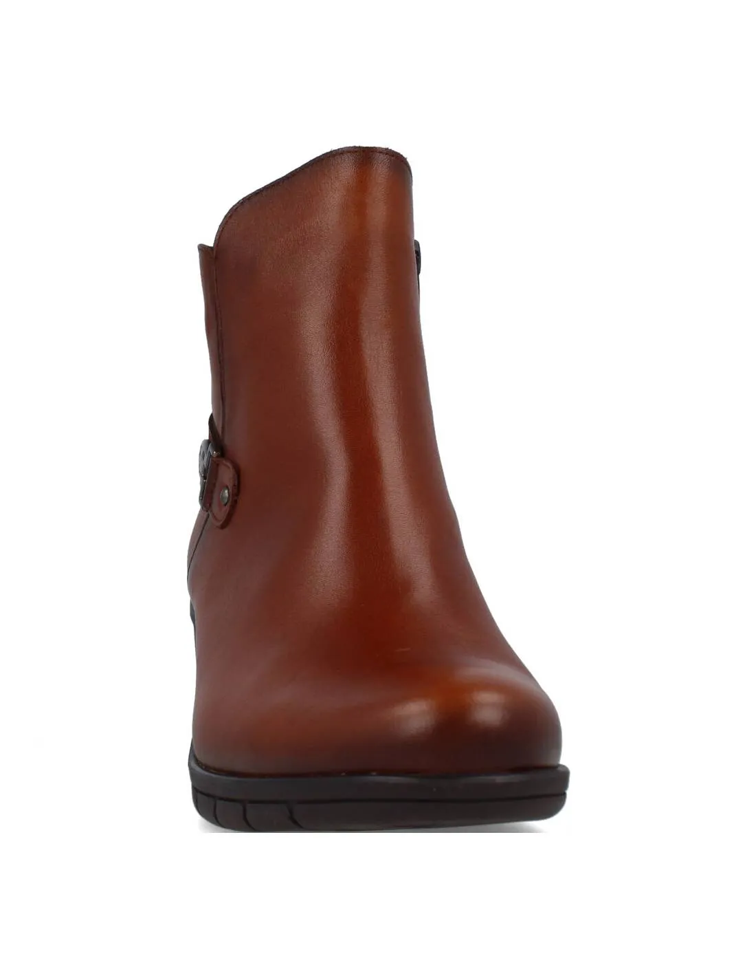 FLUCHOS  BOTíN PIEL TACóN SUGAR NOBUCK CUERO