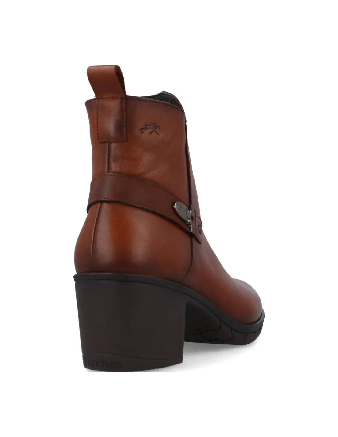 FLUCHOS  BOTíN PIEL TACóN SUGAR NOBUCK CUERO