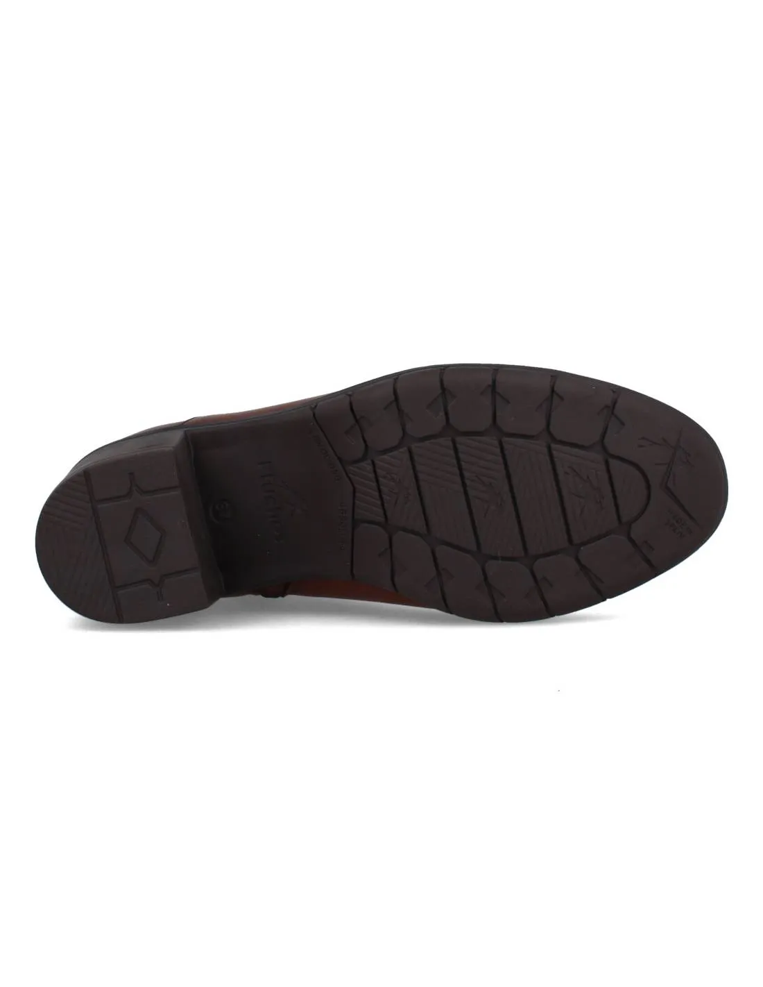 FLUCHOS  BOTíN PIEL TACóN SUGAR NOBUCK CUERO