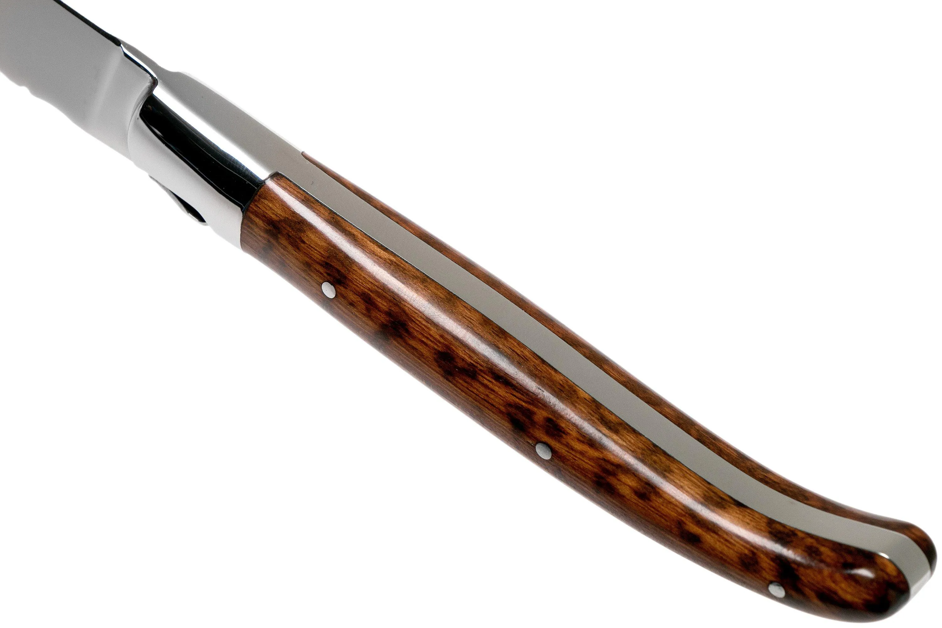 Fontenille Pataud Laguiole 2dlg juego de cuchillos para carne amourette madera de serpiente, LTC2A