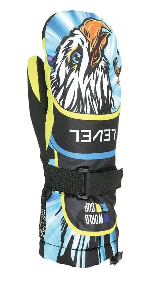 GUANTES LEVEL JUNIOR MITT  YELLOW/BLUE  UNISEX JUNIOR