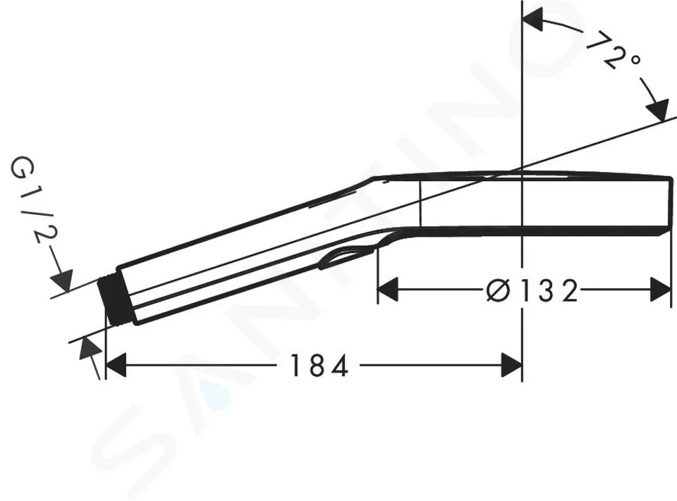 HANSGROHE RAINFINITY  ALCACHOFA DE DUCHA 130, 3JET, ASPECTO DE ORO 26864990