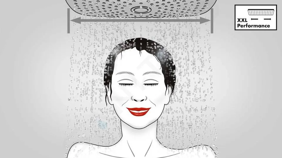 HANSGROHE RAINFINITY  ALCACHOFA DE DUCHA 130, 3JET, ASPECTO DE ORO 26864990