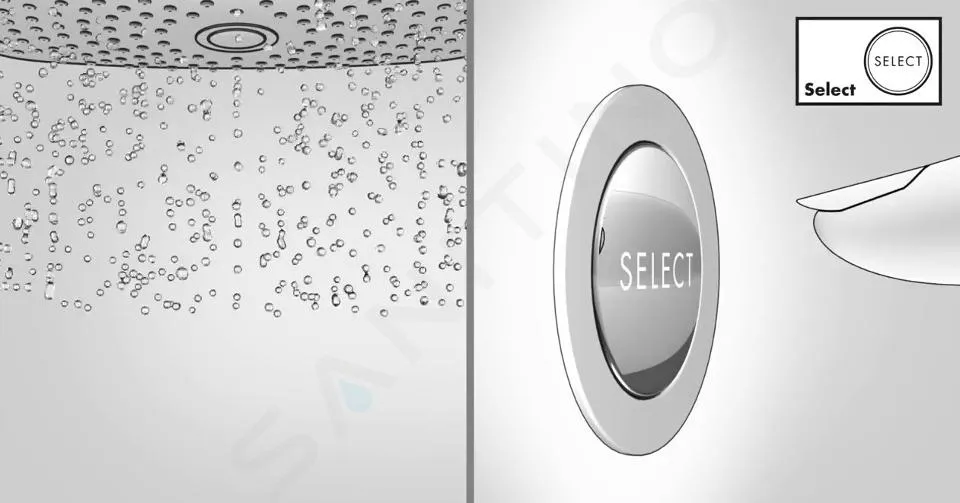 HANSGROHE RAINFINITY  ALCACHOFA DE DUCHA 130, 3JET, ASPECTO DE ORO 26864990