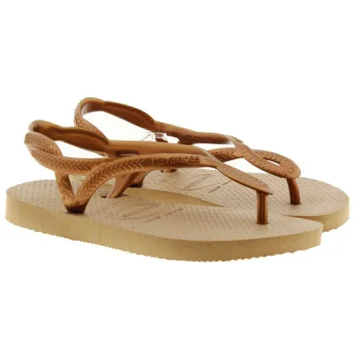HAVAIANASChancla piscina Havaianas tira talón 41296975282 Oro