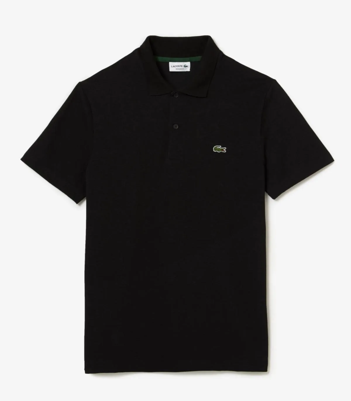 LACOSTE  POLO PARA HOMBRE NEGRO  CHEMISE COL BORDCOTES MA