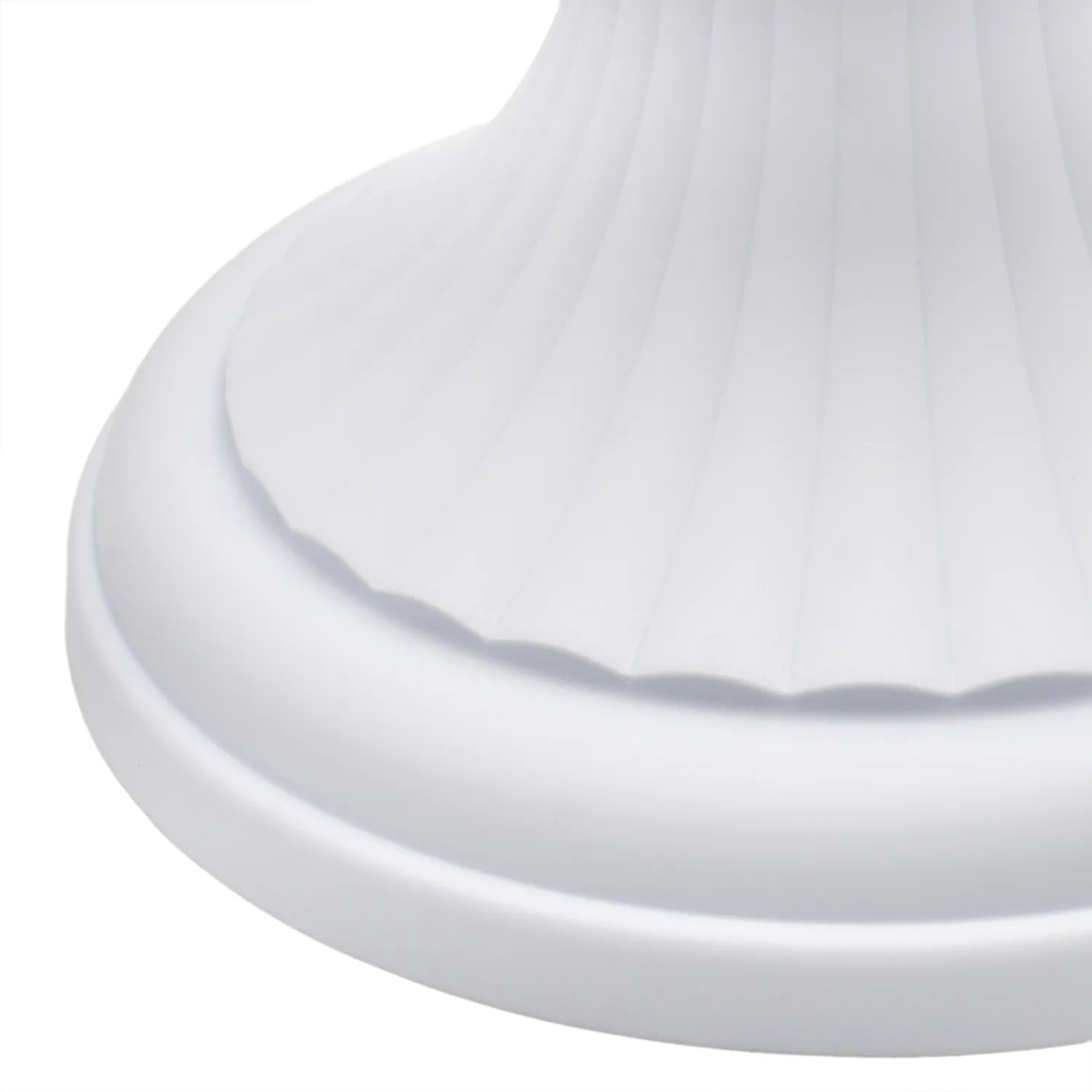 Macetero Rendondo Copa De Plastico 48 Cm Blanco