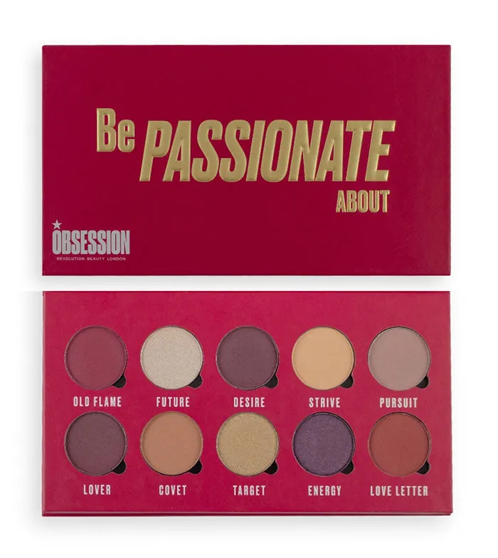 MAKEUP OBSESSION  PALETA DE SOMBRAS BE PASSIONATE ABOUT