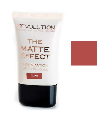 MAKEUP REVOLUTION  BASE DE MAQUILLAJE MATTE EFFECT  COCOA