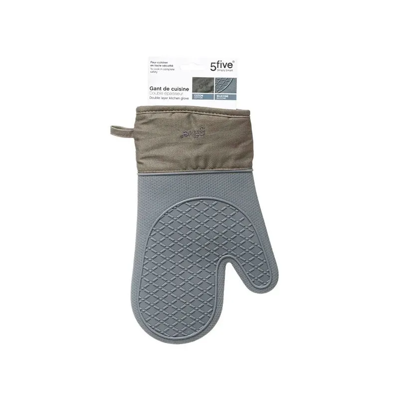 Manopla Silicona Gris