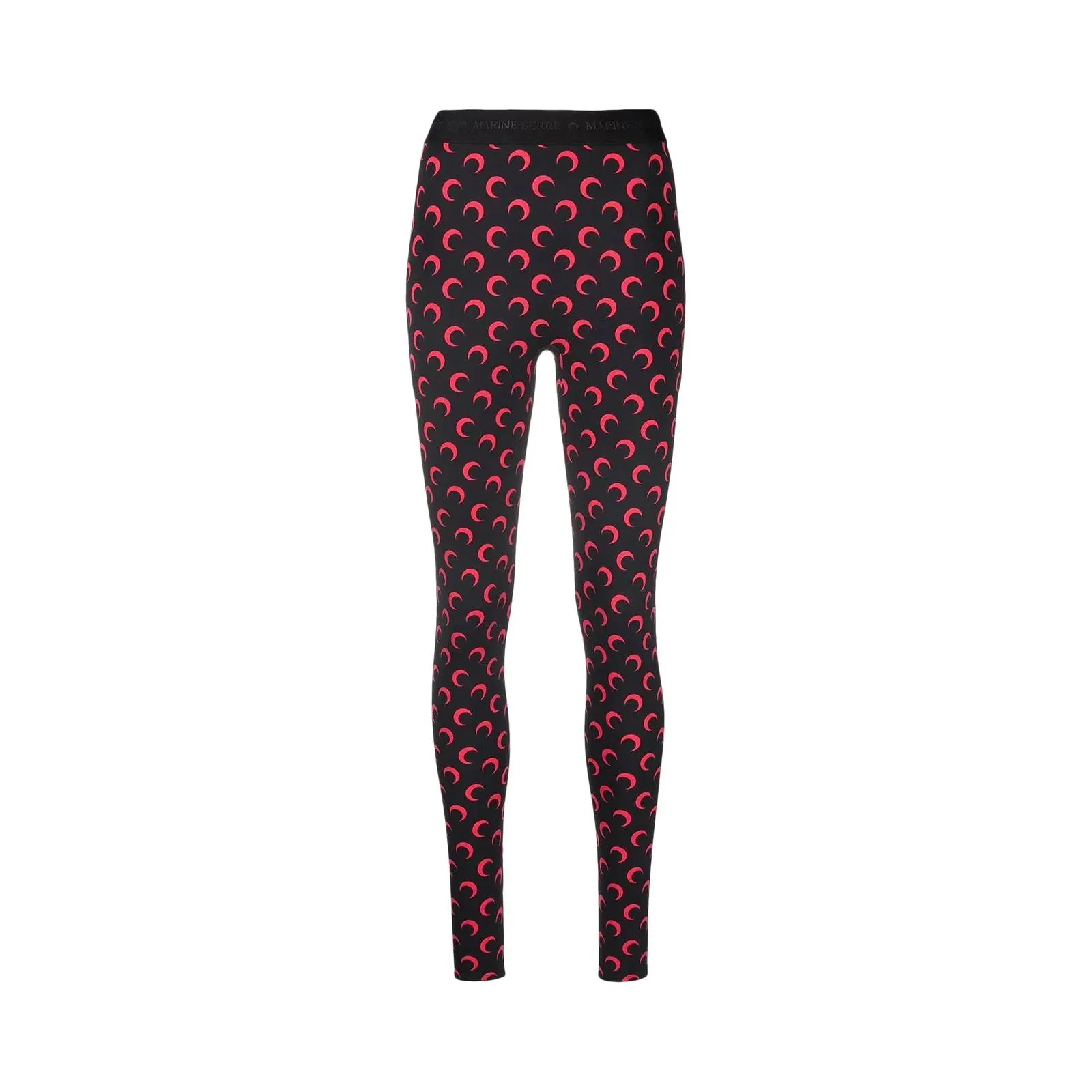 Marine Serre Fuseaux Moon Leggings 'All Over Moon Red'