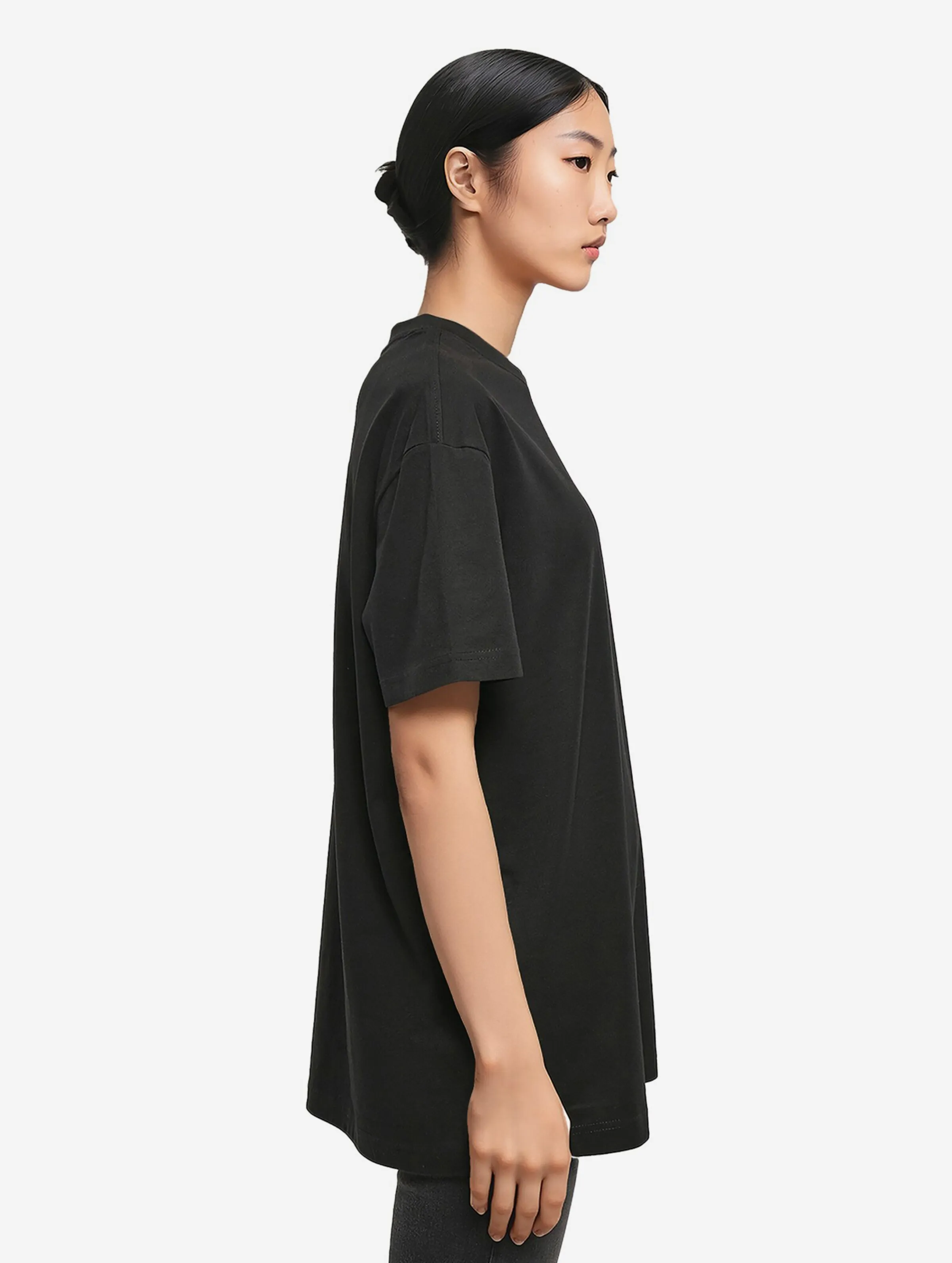 MERCHCODE LADIES LOVE IN THE AIR OVERSIZED BOYFRIEND TSHIRTS