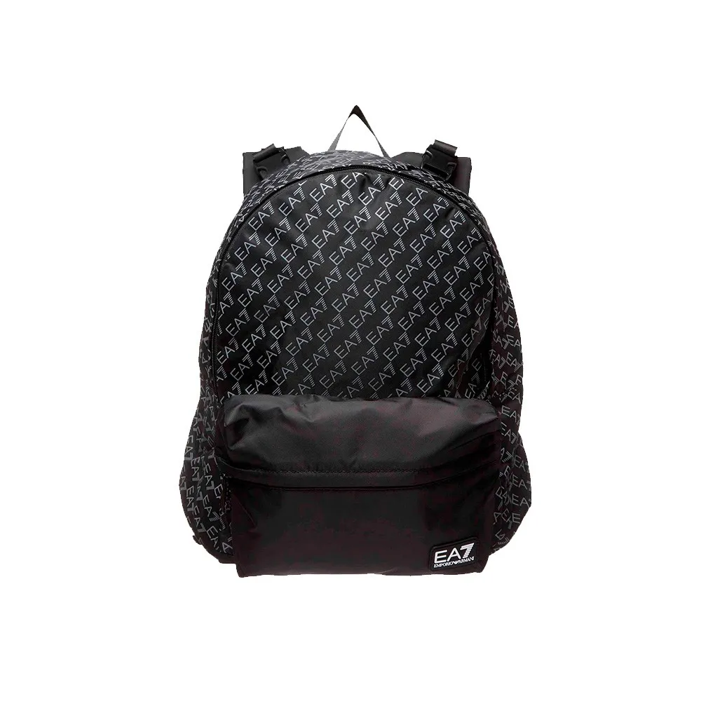 Mochila EA7 Emporio Armani 277056 2F902 Color Negro con Logos