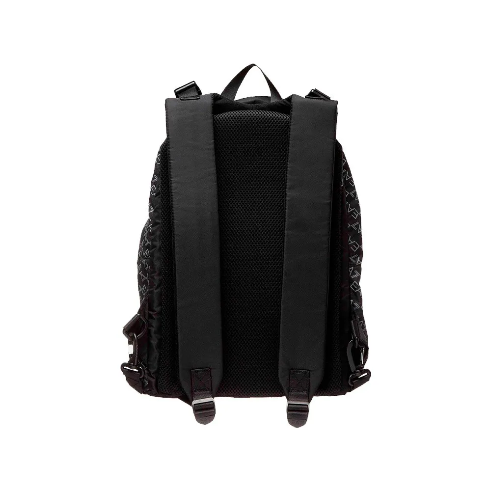 Mochila EA7 Emporio Armani 277056 2F902 Color Negro con Logos