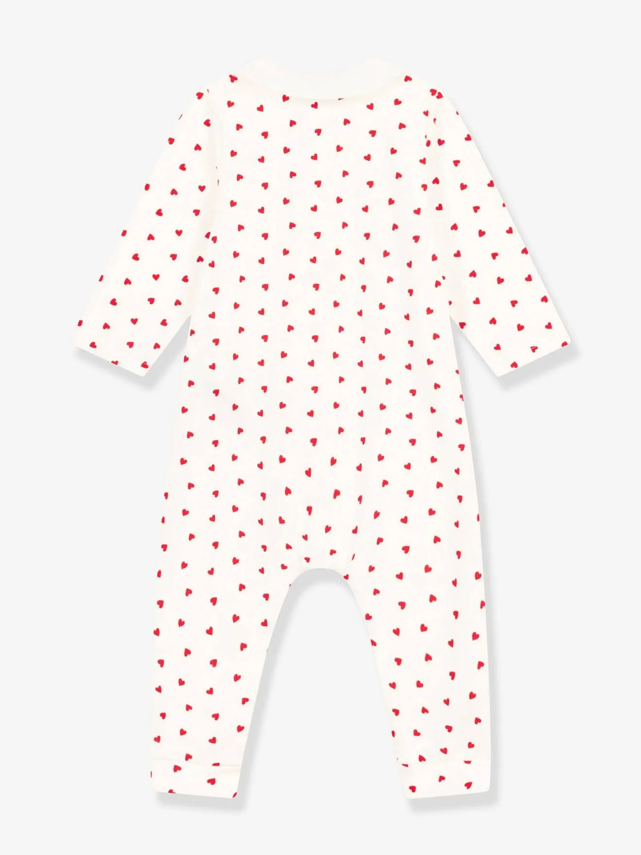 MONO LARGO CON PEQUEñOS CORAZONES PARA BEBé  PETIT BATEAU