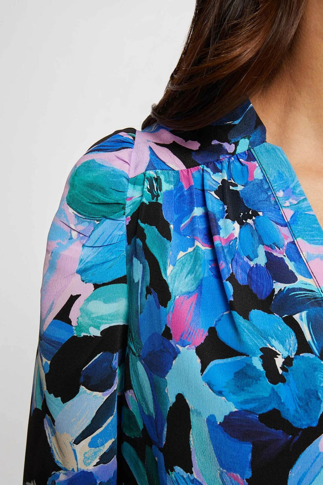 Morgan Camisa escote en V estampada