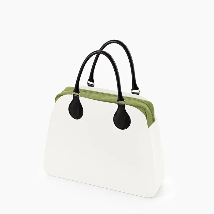 O bag reverse leche, aguacate y negro