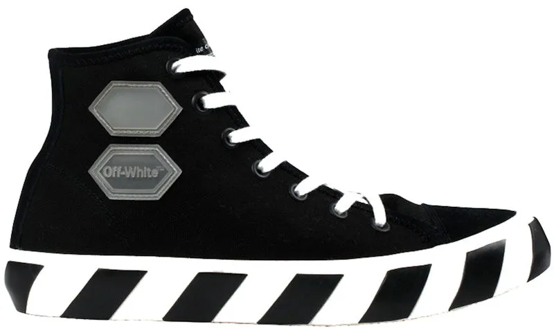 OFFWHITE VULCANIZED HI BLACK STRIPED