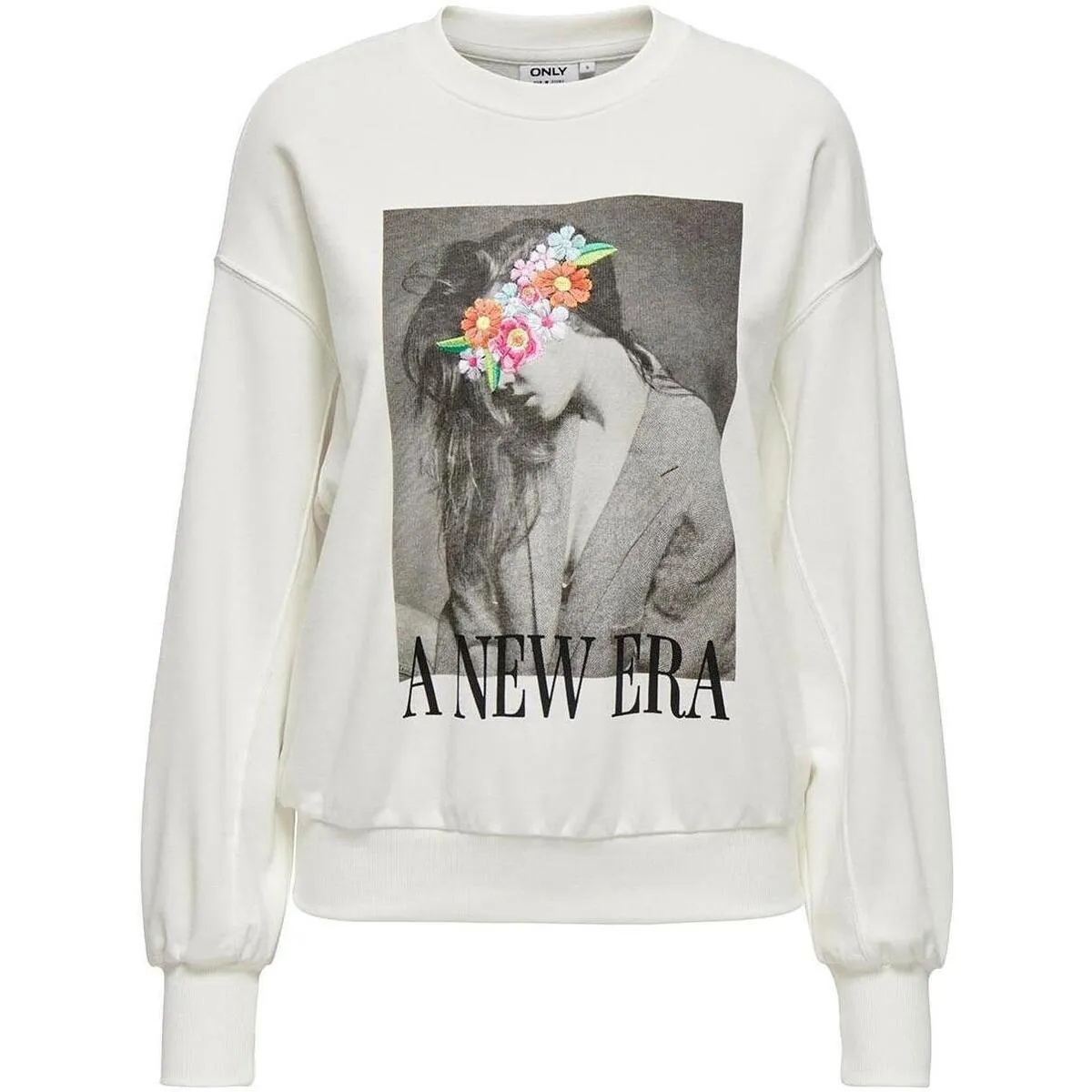 ONLHANNA L/S EMBROIDERY ONECK
