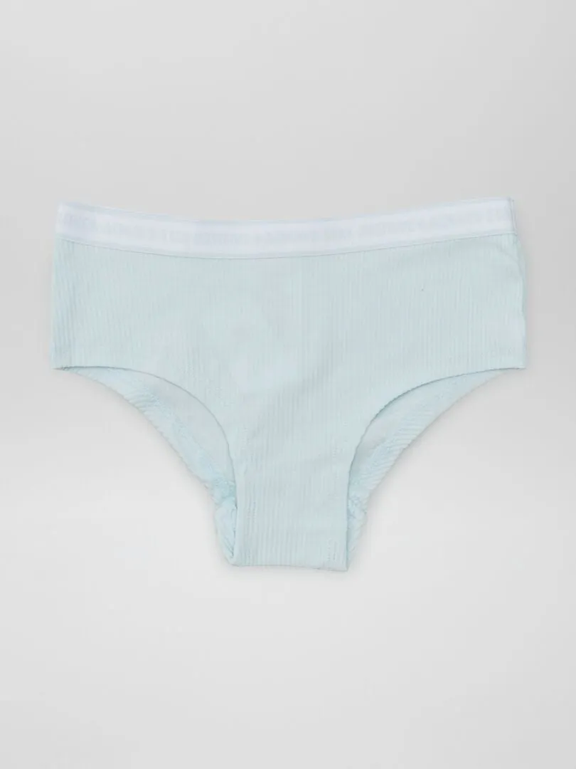 PACK DE 3 CULOTTES DE PUNTO DE CANALé  PURPURA