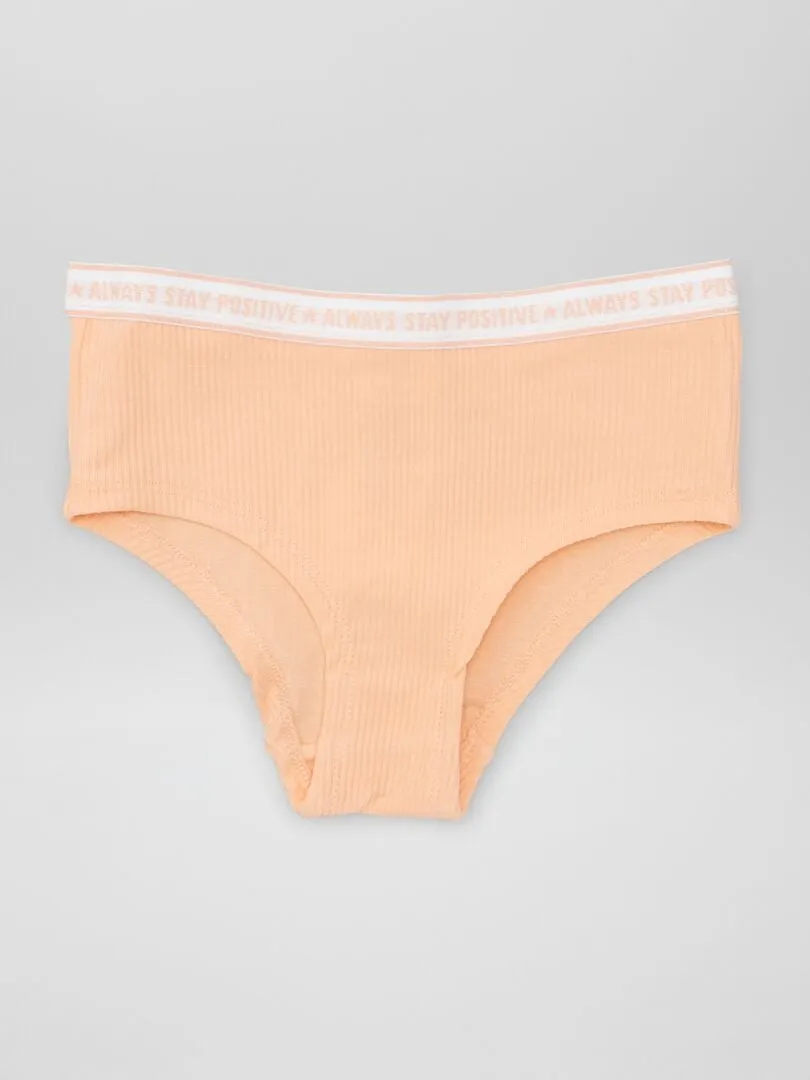 PACK DE 3 CULOTTES DE PUNTO DE CANALé  PURPURA