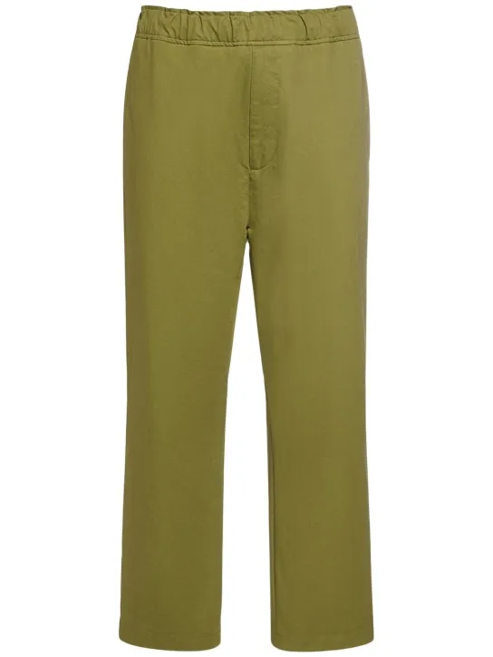 Pantalones de satén de algodón