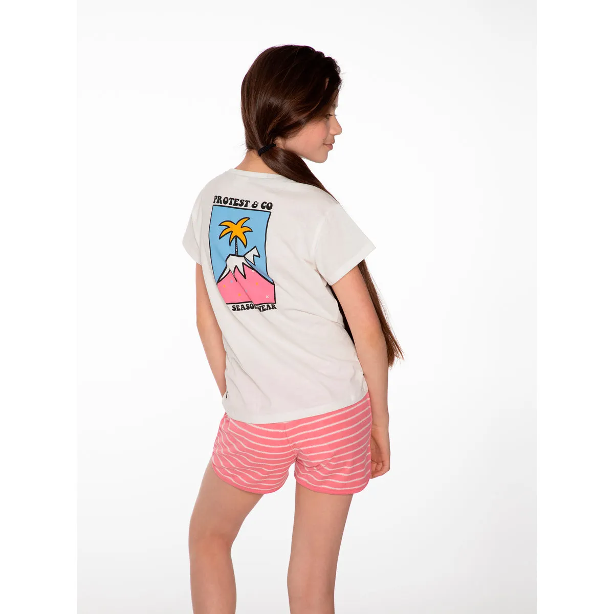 Pantalón Corto  Dina Jr Shorts Protest Rosa
