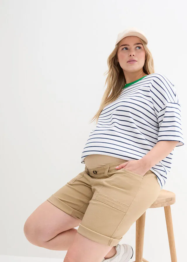 Pantalón premamá Café con leche