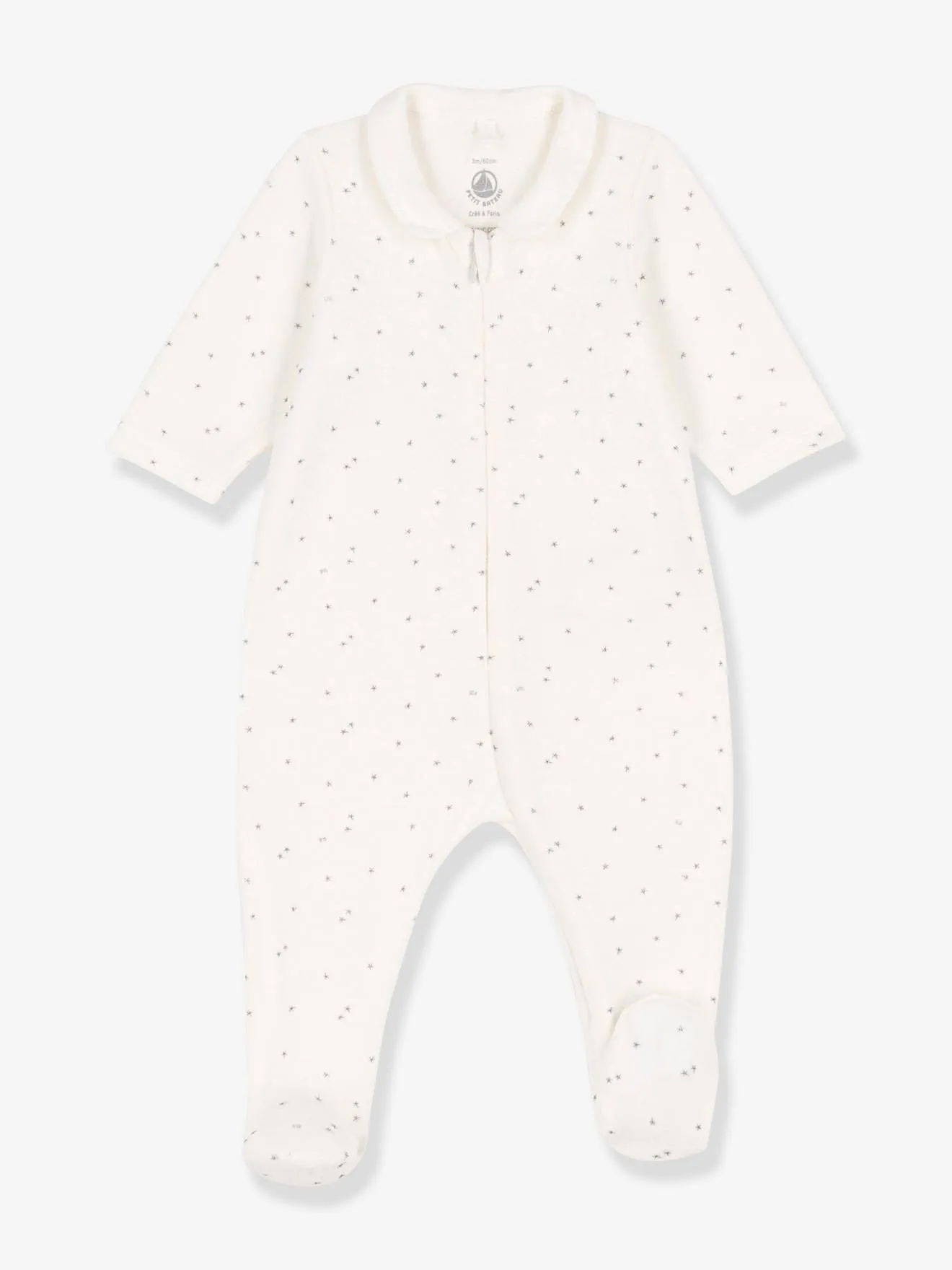 Pelele de algodón orgánico con cremallera PETIT BATEAU