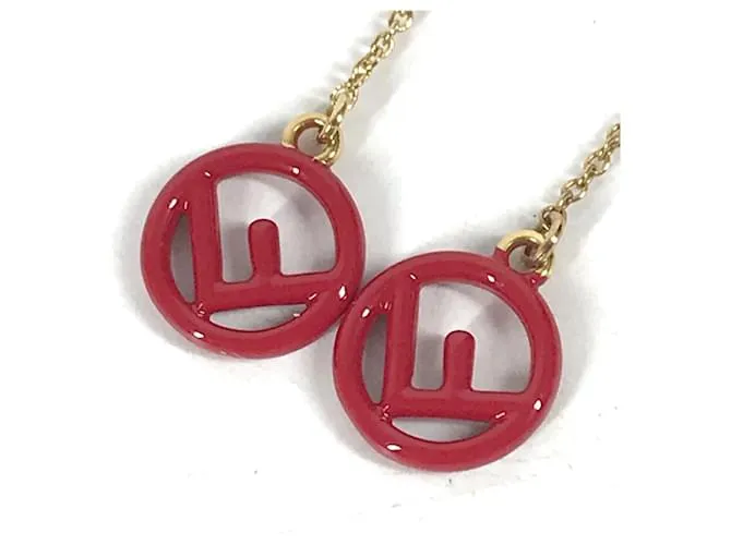 Pendientes de oro Fendi Dorado 