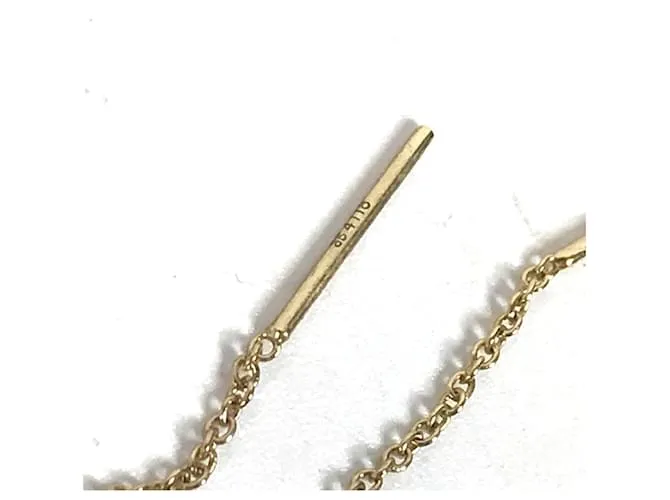 Pendientes de oro Fendi Dorado 