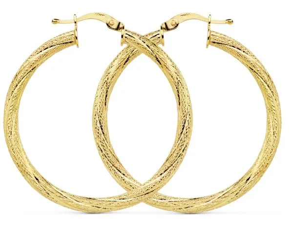 PENDIENTES ORO ARO 29 MM