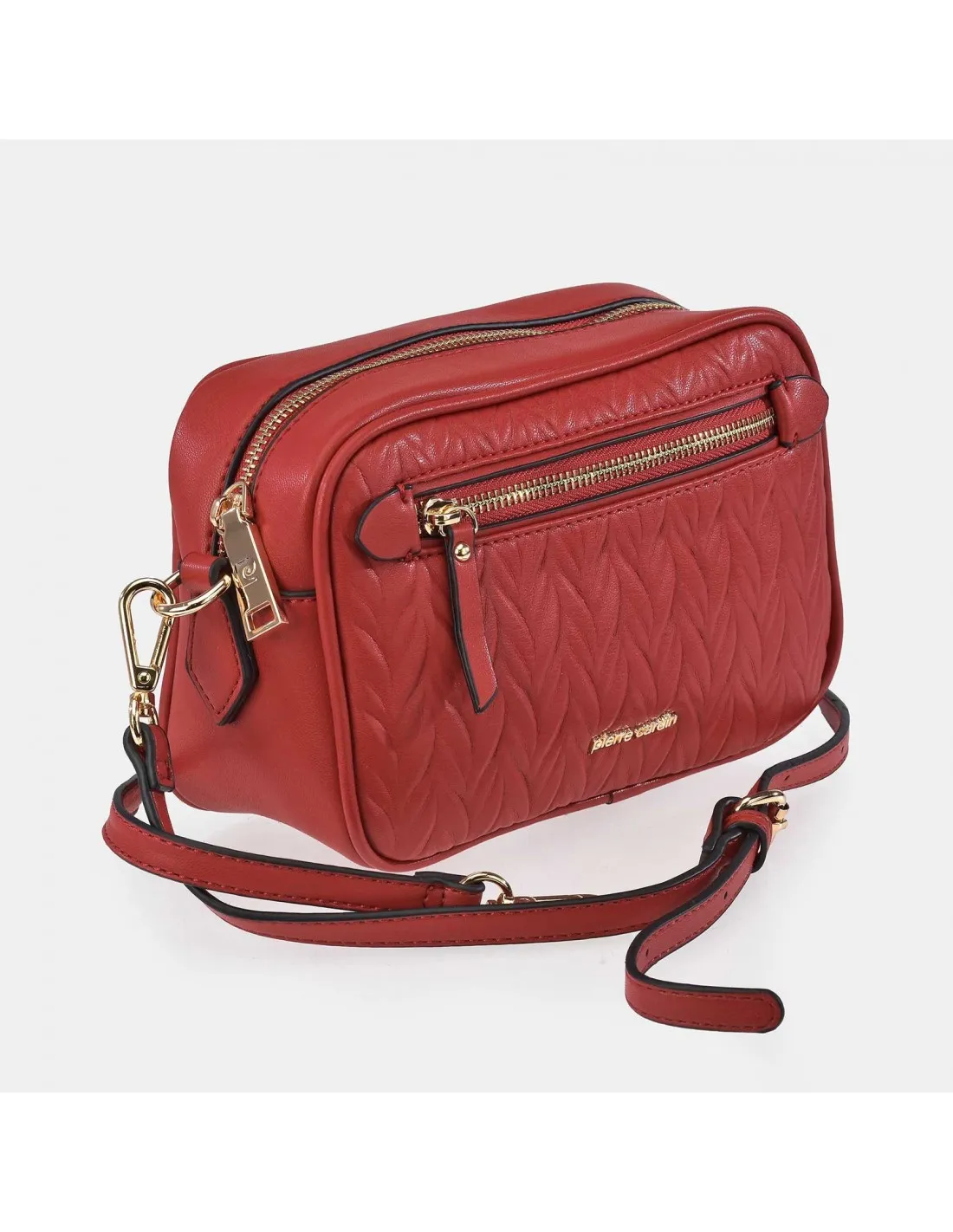 PIERRE CARDIN Bolso de bandolera mini para mujer en símil piel acolchado