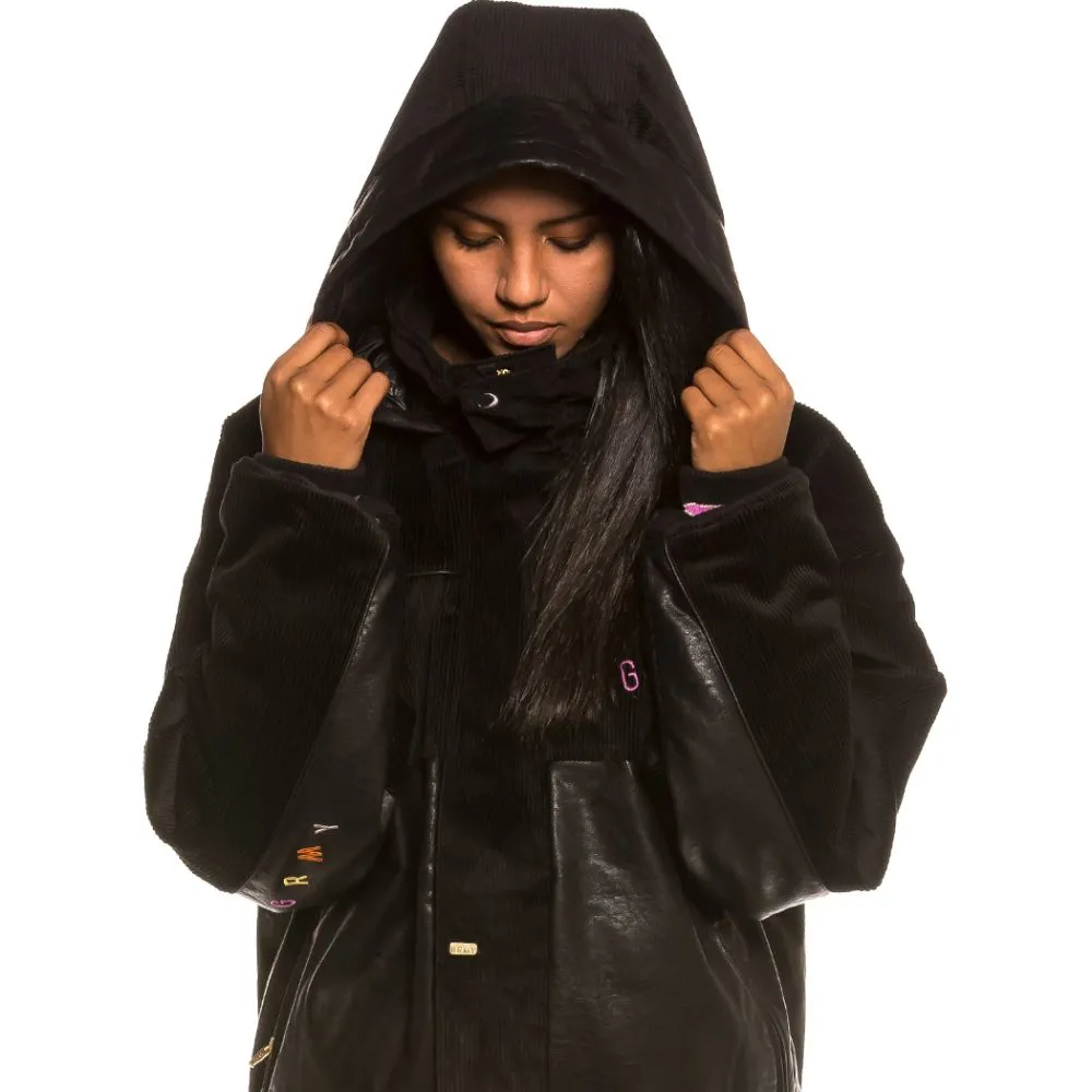 Pull Over Unisex Grimey Nite Marauder Corduroy FW20 Black