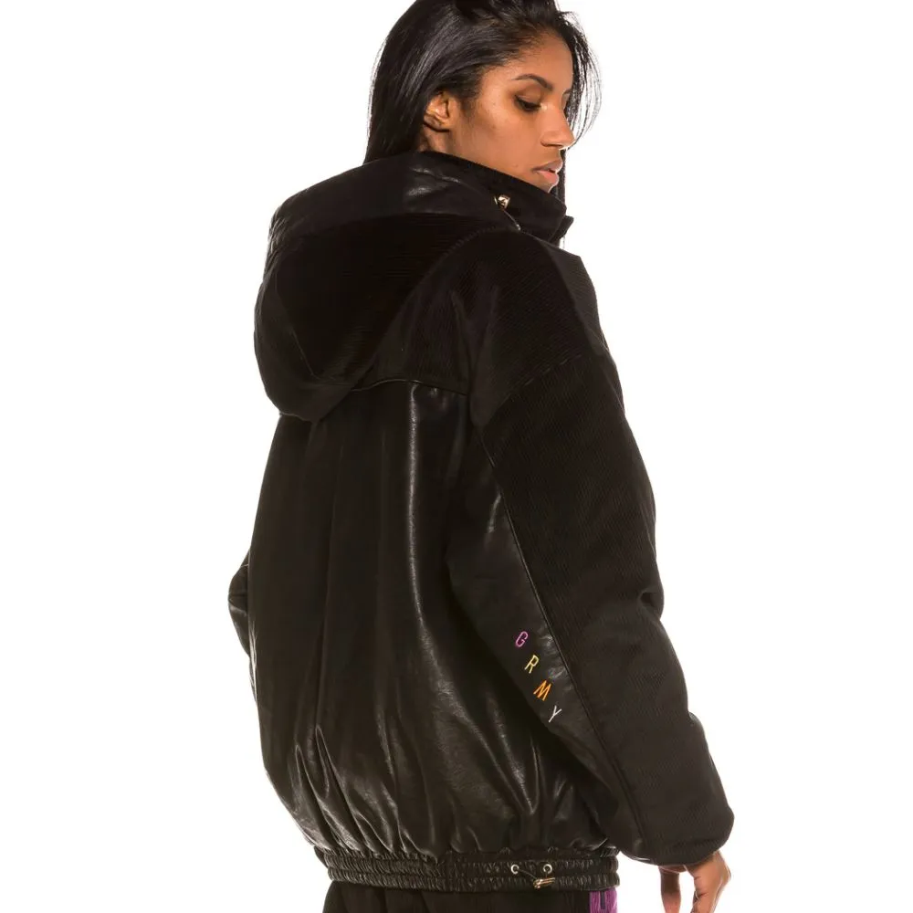 Pull Over Unisex Grimey Nite Marauder Corduroy FW20 Black