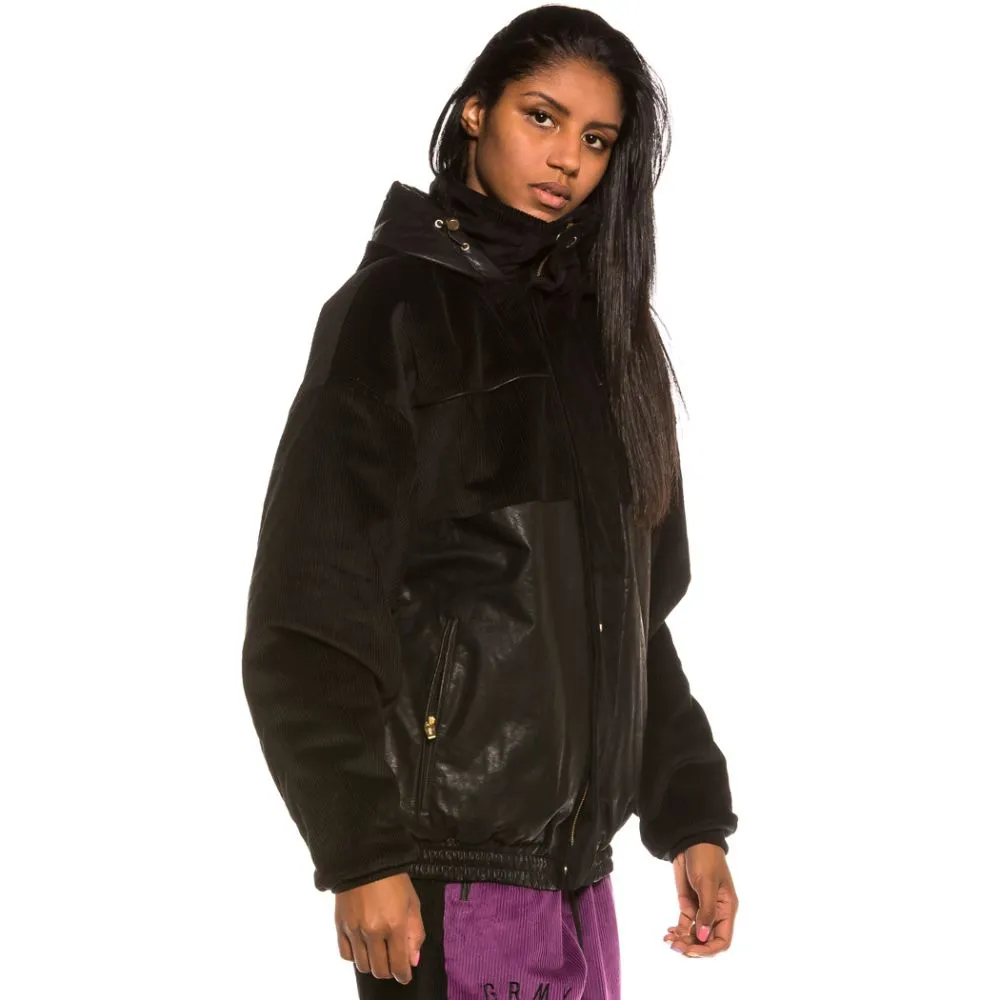 Pull Over Unisex Grimey Nite Marauder Corduroy FW20 Black