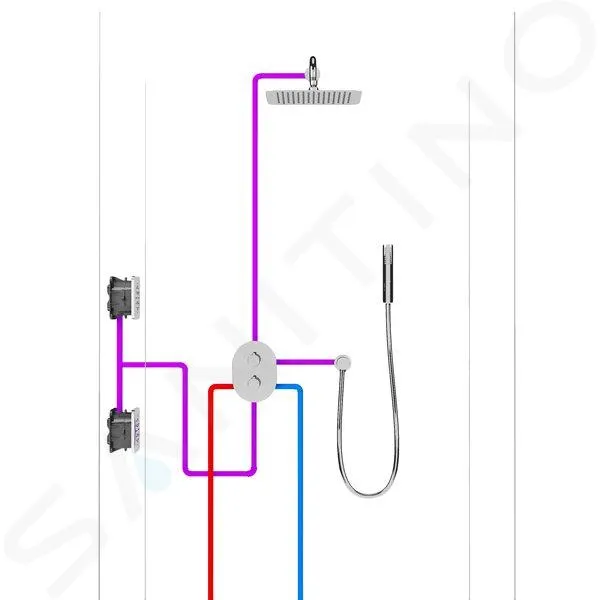 RAVAK RBOX  CUERPO BASE PARA GRIFERíA EMPOTRADA X070074